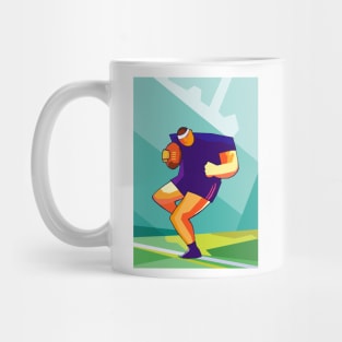 Rugby Sport Wpap Art Mug